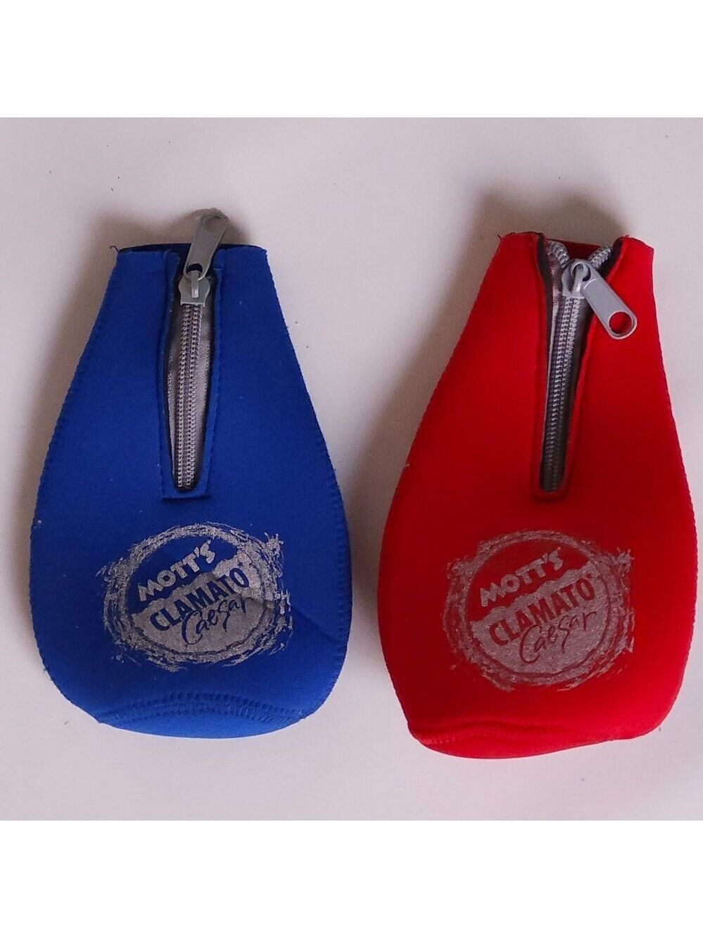 MOTT'S CLAMATO CAESAR BOTTLE COZY Zip Up PAIR